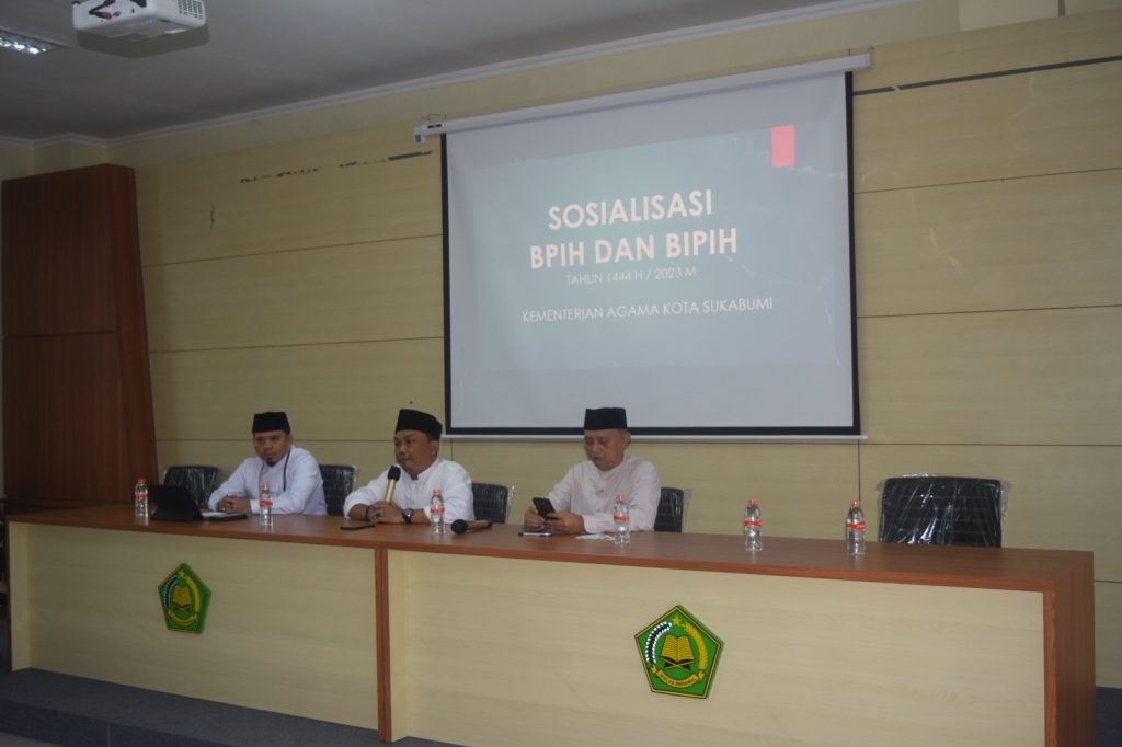 Kakankemenag Kota Sukabumi Sosialisasikan Usulan Kenaikan BIPIH Tahun 2023